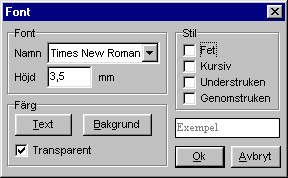 Text Textkomponenten används för att visa en rad med statisk text, t.ex. rubriker och texter till axlar.