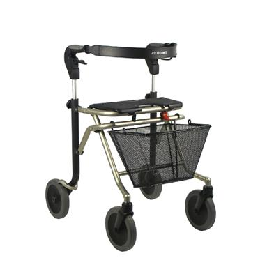 DOLOMITE MELODY- L, M, S Invacare Stilren rollator för inom- och utomhusbruk. Rollatorn är hopfällbar genom enkla snäpplås. Färger: Silver.