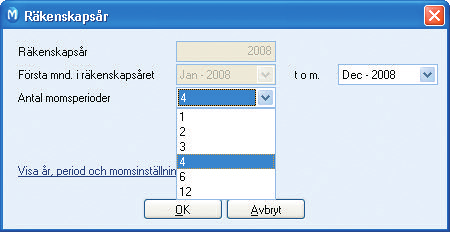 Användartips för ditt Mamut-system Hur gör jag inställningar för tremånaders momsredovisning om jag har stängt perioder?