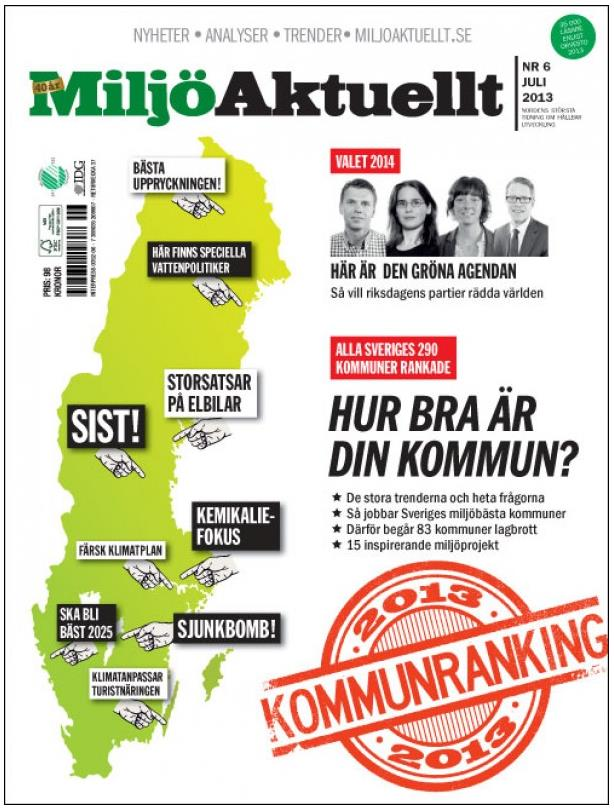 Återrapporteringen används i kommunranking!