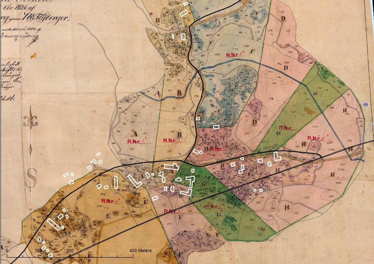 delar har dragits om. Den gamla sträckningen är klassad som en kulturhistoriskt värdefull vägmiljö. Byn har påverkats av den nyare vägen som drogs mot Kalmar på 1950-talet.