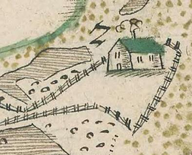 En karta från 1655 visar byns eller den första gårdens läge sydost om sjön samt ett gårdsläge i Östra Bredasjö.