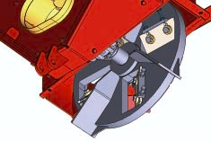 HJ-70 Den nya moderna konstruktionen av HJ-70 flishugg från Junkkari lämpar sig för flisning av virke med en diameter under 7 cm.