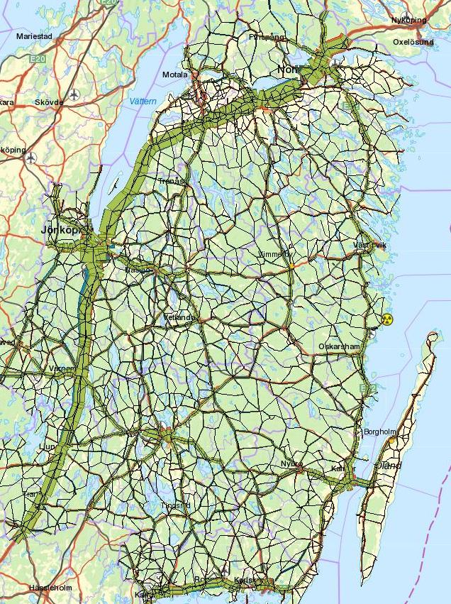 De tidigare avvikelserna längs E4 adresseras vid den genomförda kalibreringen.