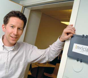 I Science Park driver Kenneth Johansson företaget Invicia Information Systems. Närheten till Högskolan är självklart ett plus, säger Kenneth.