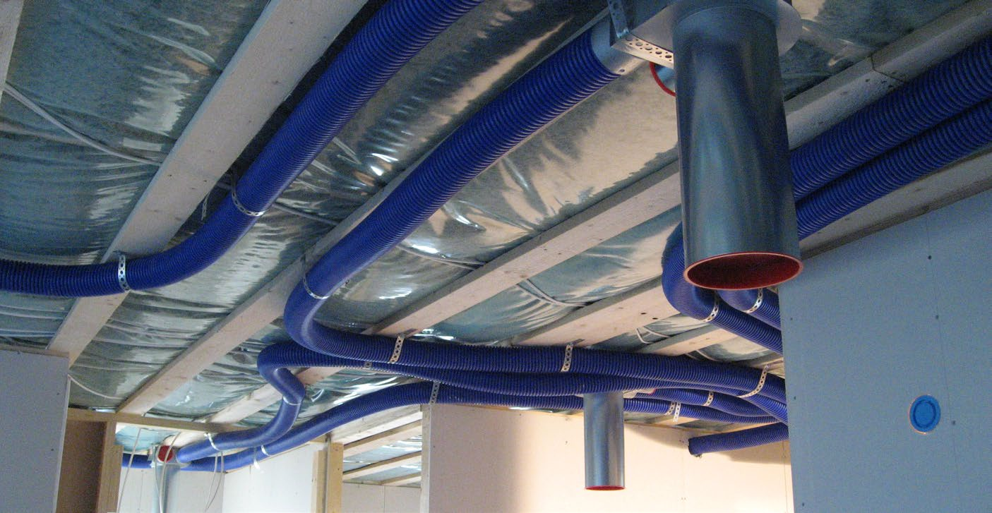 VALLOX BLUESKY INSTALLATION INSTALLATIONS- ANVISNINGAR Kontrollera alltid före installation att Vallox BlueSky-kanalsystemets delar inte har skadats under transporten och att de inte har orenheter.