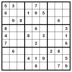Sudoku Hjärngympa