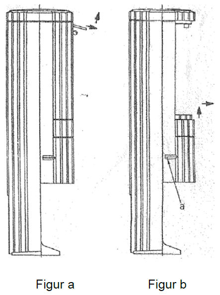 Montering uteskåp 1. Den planerade uppställningsplatsen kan vara en schaktgrop med tillräckligt djup och bredd 2. Sätt ner styrskåpet lodrätt i schaktgropen till ett djup av ca 60 64 cm. 3.
