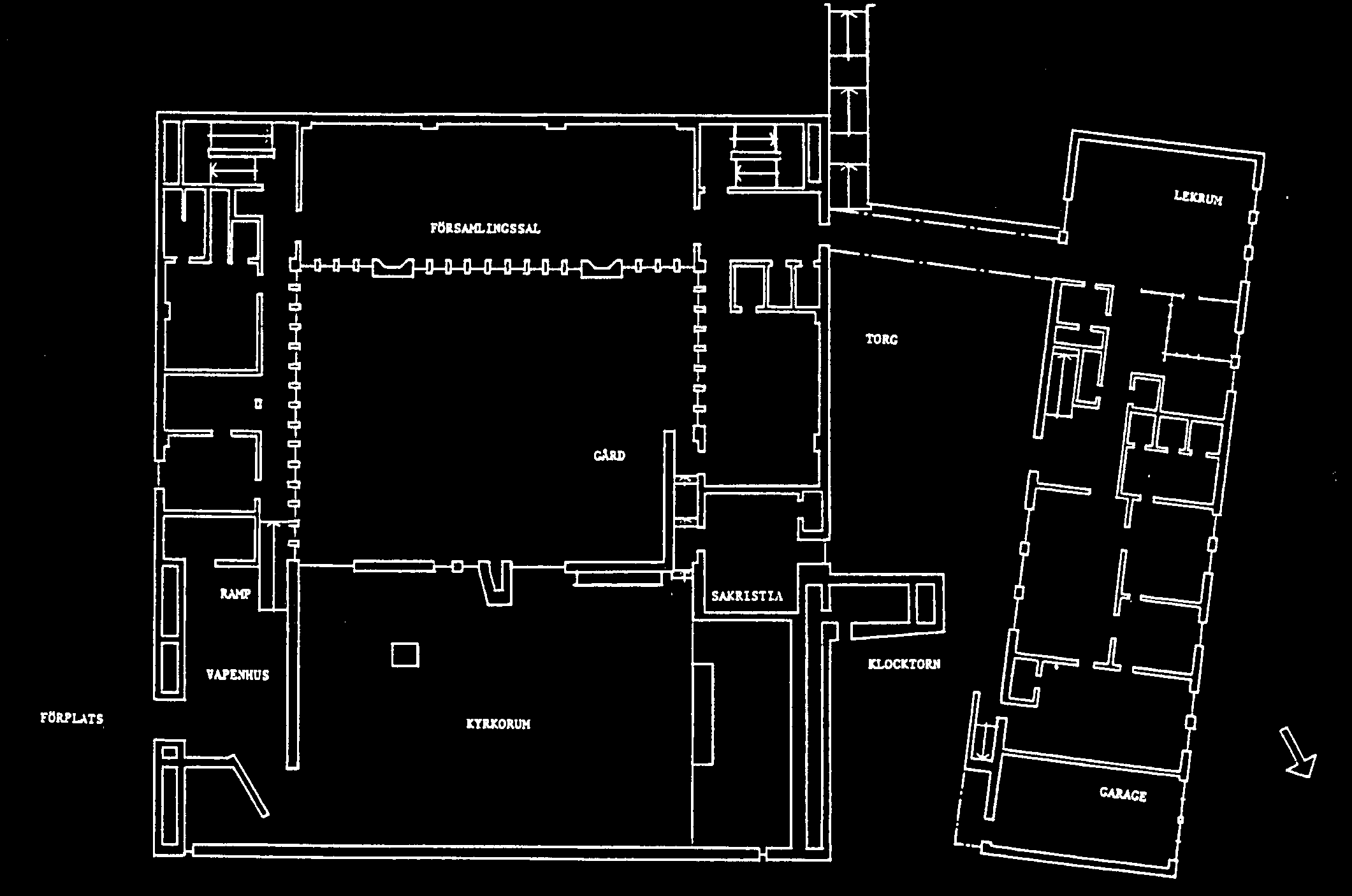 s:t tomas kyrka 9 ORIENTERINGSPLAN Ur Illerstad, L, Nya Svenska kyrkor, del I