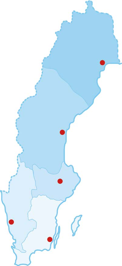 Svensk vattenförvaltning Fem vattenmyndigheter med delegationer som fattar beslut 21 beredningssekretariat, ett på varje länsstyrelse Havs- och vattenmyndigheten och Sveriges Geologiska