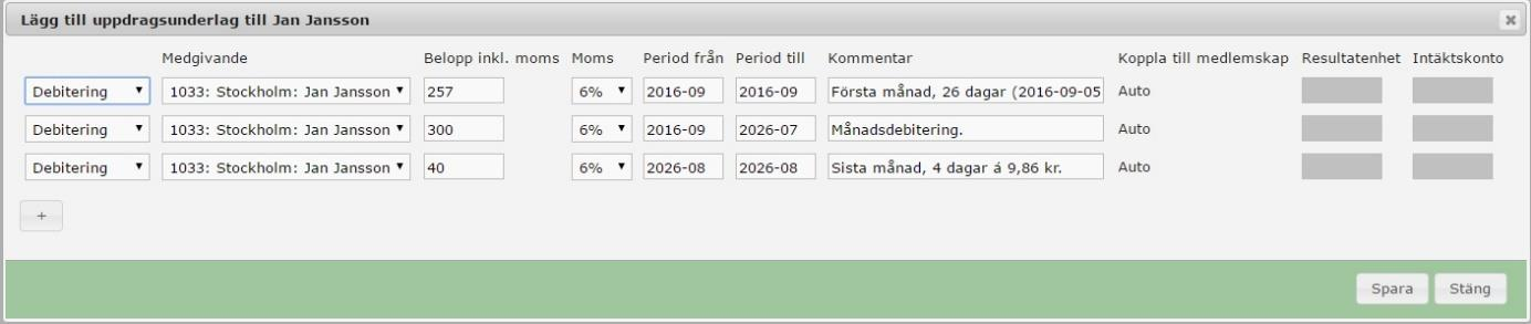 4. Välj betalsätt som medlemmen vill betala med. 5. Ange resterande parametrar. Notera att som Betalare står nu den medlemmen som ska betala för medlemskapet.