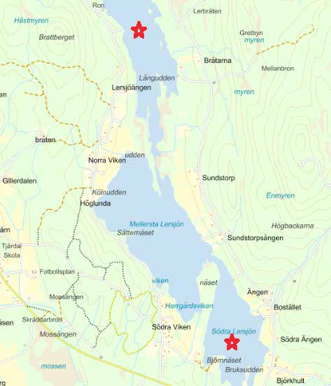 Norra Lersjön 2015-09-01 Syrgas (mg/l) Temperatur ( C) Vattendjup (m) 0 5 10 15 20 0 2 4 6 8 10 12 14 Figur 2. Syrgasprofil i Norra Lersjön i djupintervallet 1 13 m Figur 3.