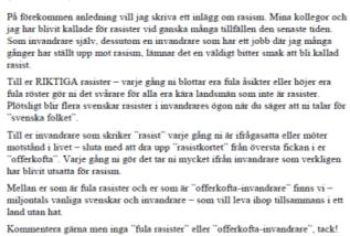 2. VAD KAN GÅ FEL? (forts.) Av inlägget framgår dessutom att mannen som polisen ingrep mot var misstänkt för narkotikabrott. Det innebär att bestämmelserna om sekretess [ ] var tillämpliga.