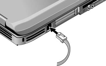 Kom igång med HP Notebook Förbered datorn för användning Steg 3: Anslut datorn till telenätet Om datorn inte har ett inbyggd modem kan du hoppa över detta steg.
