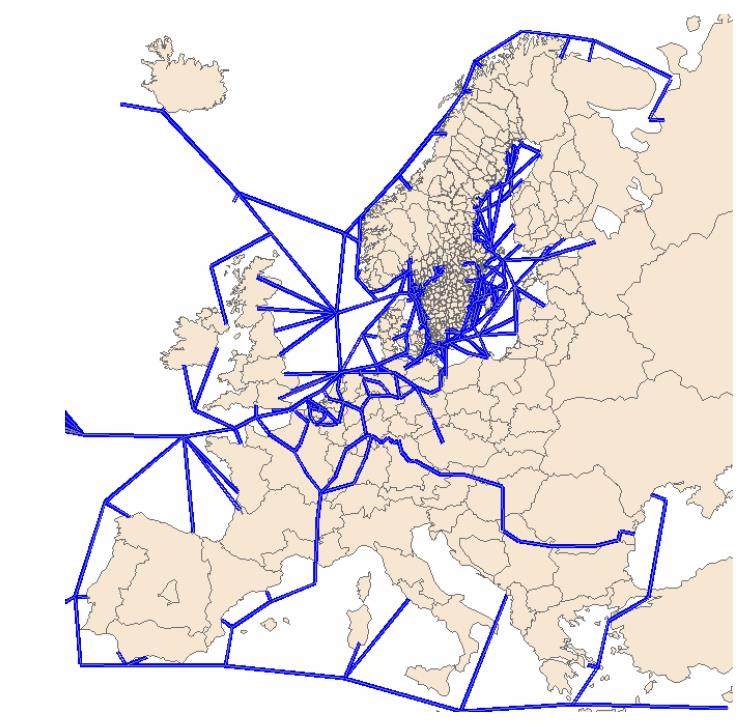 5. Analyser sjöfart totalt Motsvarande analyser som för inlandssjöfart har även gjorts för all sjöfart, för att göra en uppskattning av den potentiella, totala effekten av slopade farledsavgifter och