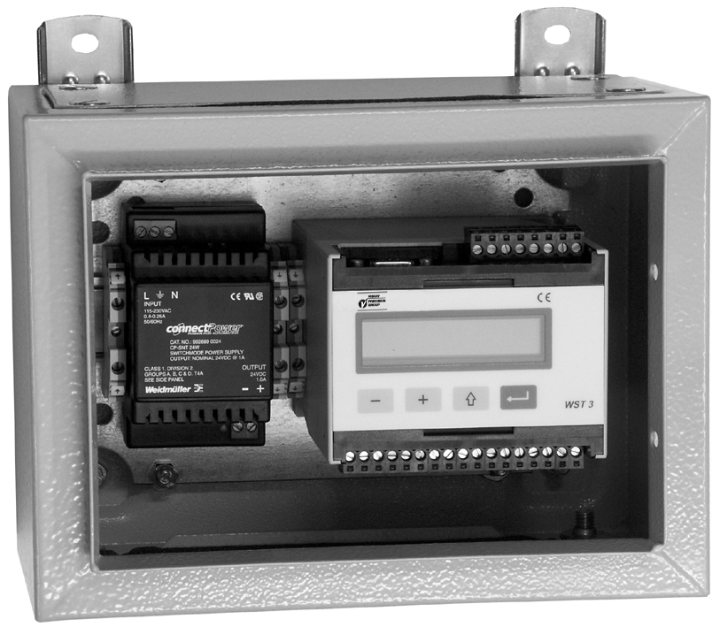 Transmitter WST 3 Modbuskommunikation Kan användas för kommunikation med styrenhet eller fjärrdisplay. Gränssnitt RS-485, 2-tråd eller 4-tråd. Överföringshastighet Max 115,2 kbaud.
