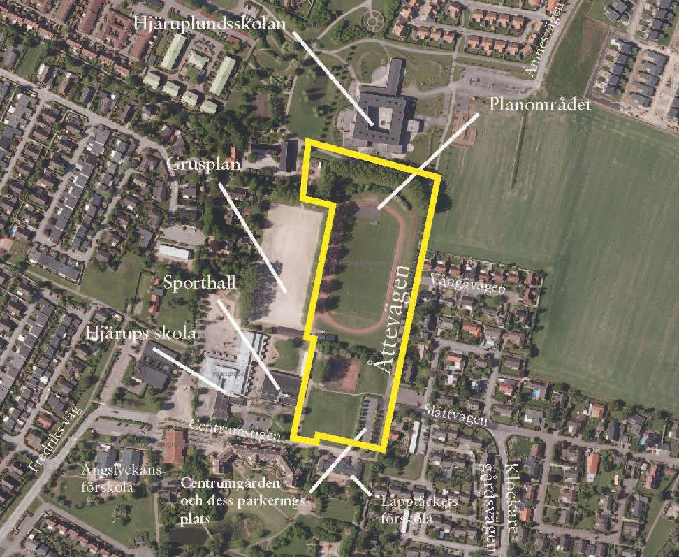 SAMMANTRÄDESPROTOKOLL 6(38) Miljö- och samhällsbyggnadsnämnden 103 2014-12-17 Detaljplan för del av Hjärup 18:2 m fl, Åttevägen (P0006/2010) Syftet med planläggningen är att möjliggöra för ny