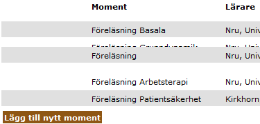 3.2 Inmatning och ändring av uppgifter 3.2.1 Allmänt om redigering i budgetverktyget Alla blankettsidor för inmatning av föreläsningar, materielkostnader, lokalkostnader etc. har ett liknande upplägg.