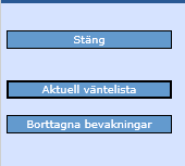 4.2.2 Boka tid för patient från väntelistan Om man önskar boka en tid för en patient via väntelistan klickar man på Editera -knappen, se bild nedan.