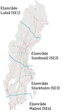 Vad händer inom elöverföring? SE1 Luleå: Export Vattenkraft SE2 Sundsvall: Export Vattenkraft Luftledningar nergrävda efter stormen Gudrun E.