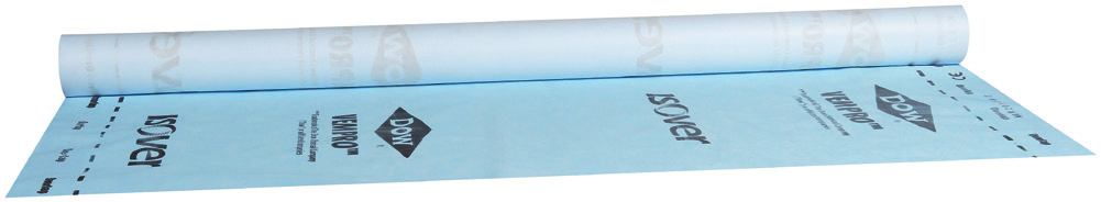 ISOVER VEMPRO Vindskydd Arbetsanvisning Produktbeskrivning ISOVER VEMPRO Vindskydd består av en tunn vit polypropenfolie som på båda sidor är förstärkt med fiberduk av non-woven polypropen.