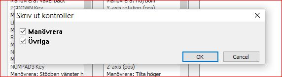 Skriva ut kontroller till PDF En ny funktion för att skriva ut dina kontroller är nu tillgänglig, knappen för detta finns placerad uppe i höger hörn på Kontroller fliken.