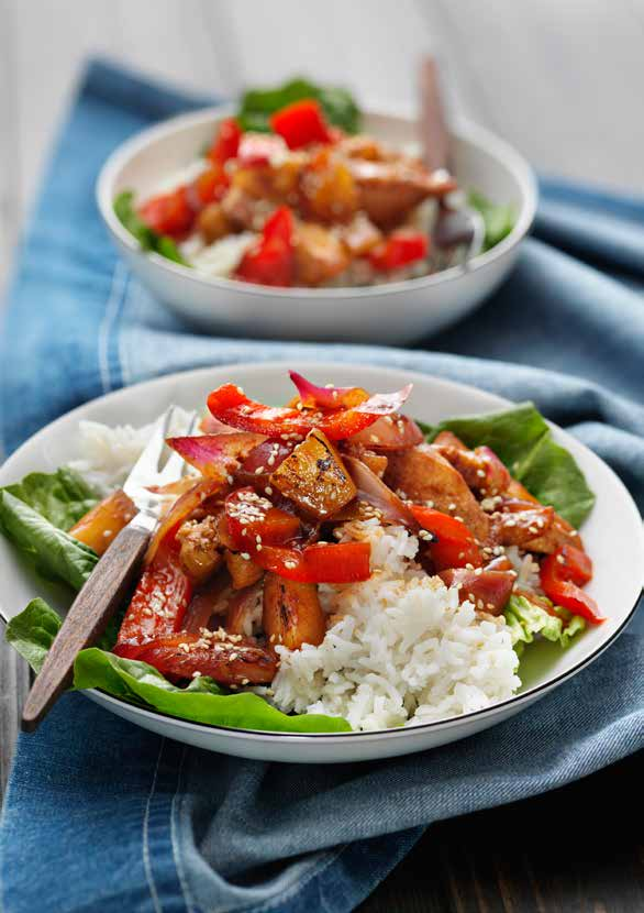 Sticky chicken