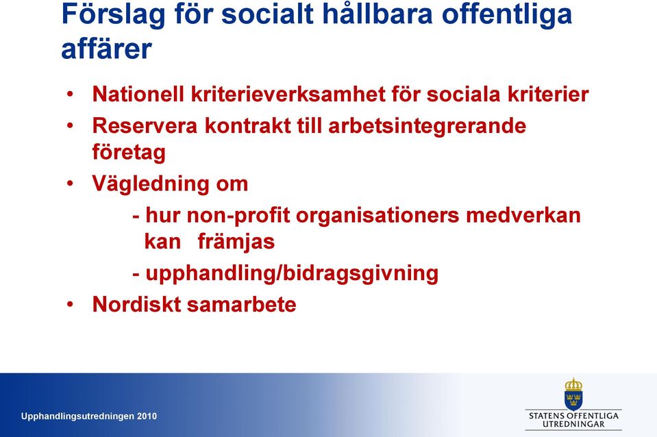 arbetsintegrerande företag Vägledning om - hur non-profit
