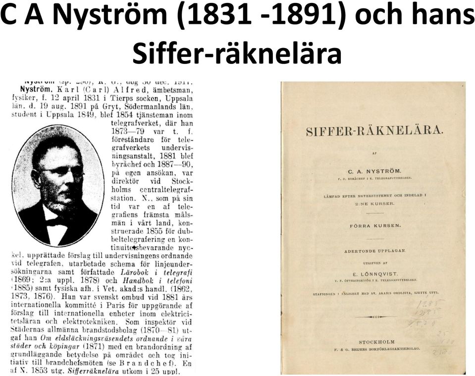 och hans