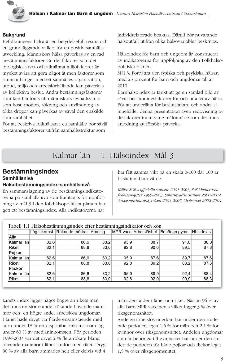 Därtill bör nuvarande del faktorer som det biologiska arvet allmänna miljöfaktorer är mycket sva att göra Befolkningens hälsa är en betydelsefull resurs hälsoutfall utifrån olika hälsovariabler