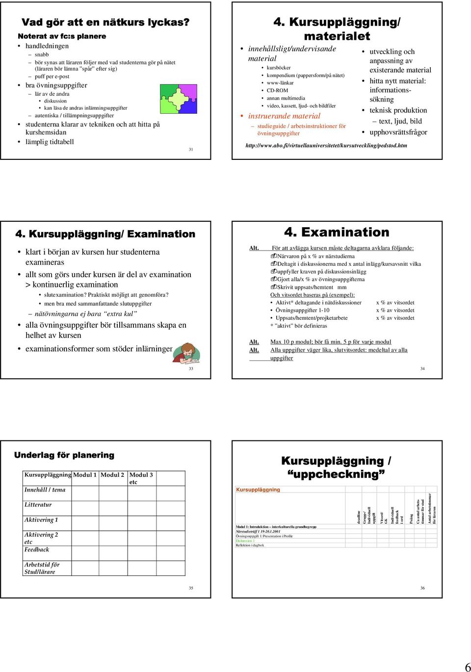 diskussion kan läsa de andras inlämningsuppgiter autentiska / tillämpningsuppgiter studenterna klarar av tekniken och att hitta på kurshemsidan lämplig tidtabell 31 innehållsligt/undervisande