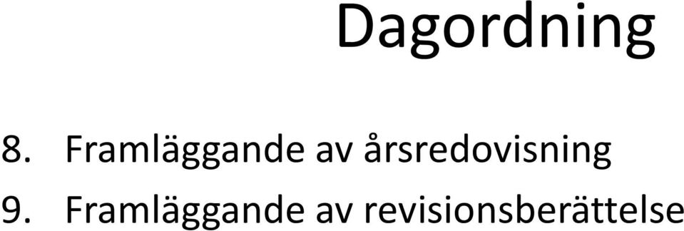 årsredovisning 9.