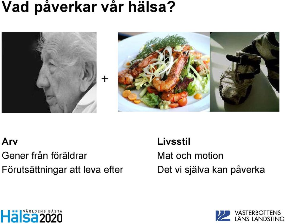 Förutsättningar att leva efter