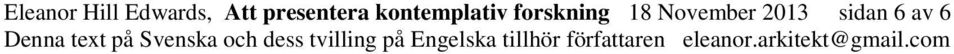 kontemplativ forskning