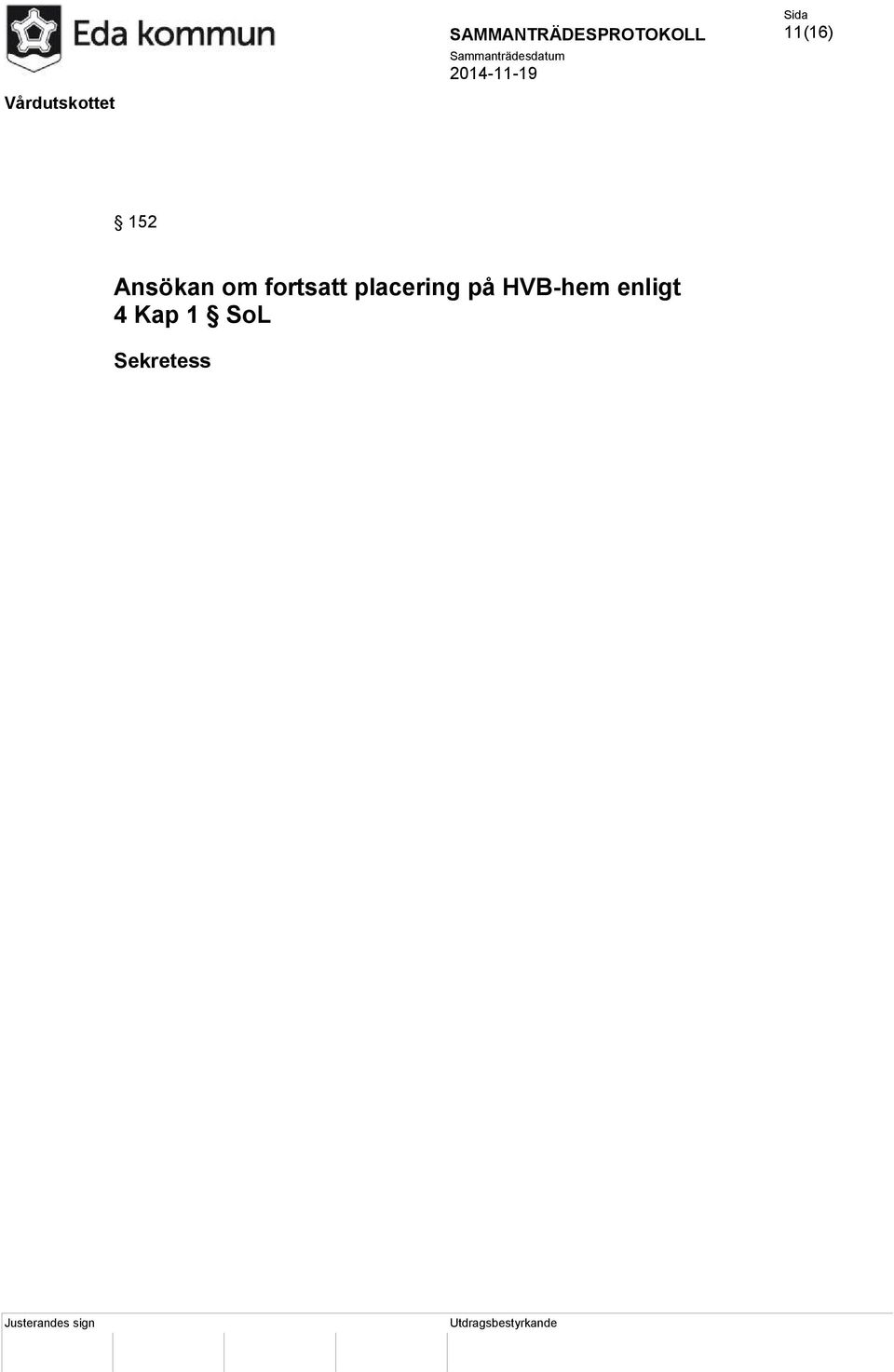 placering på