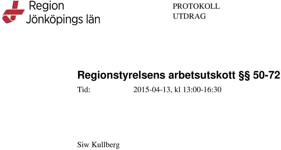 arbetsutskott 50-72 Tid: