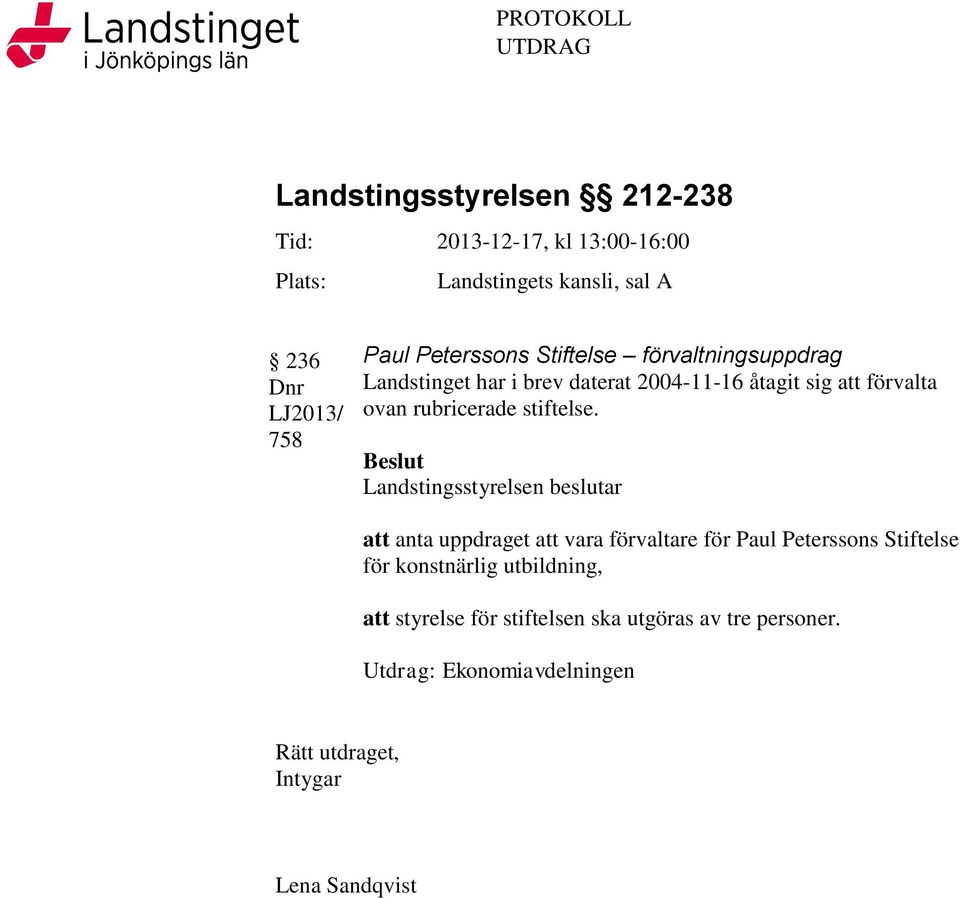 stiftelse.