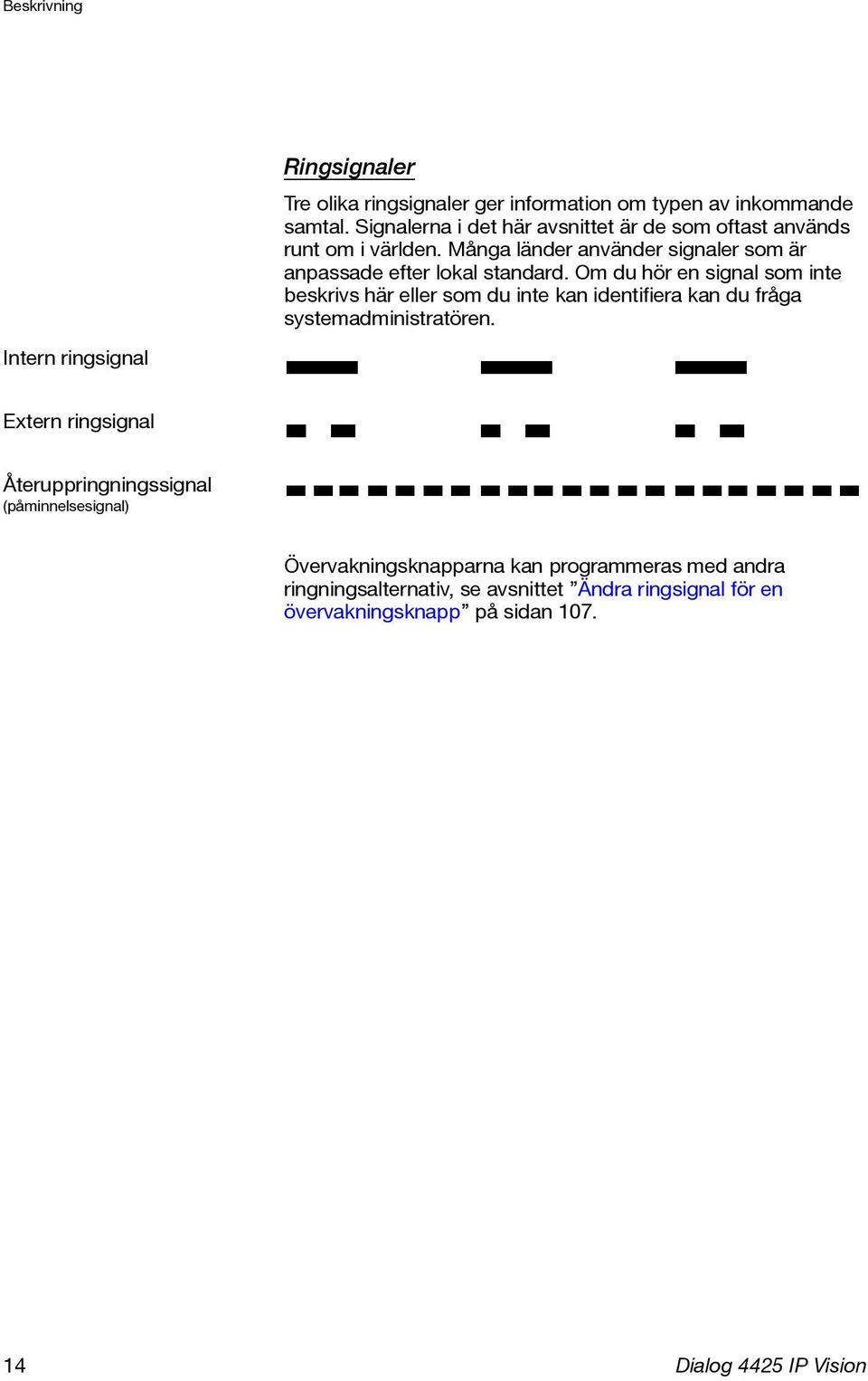 Många länder använder signaler som är anpassade efter lokal standard.