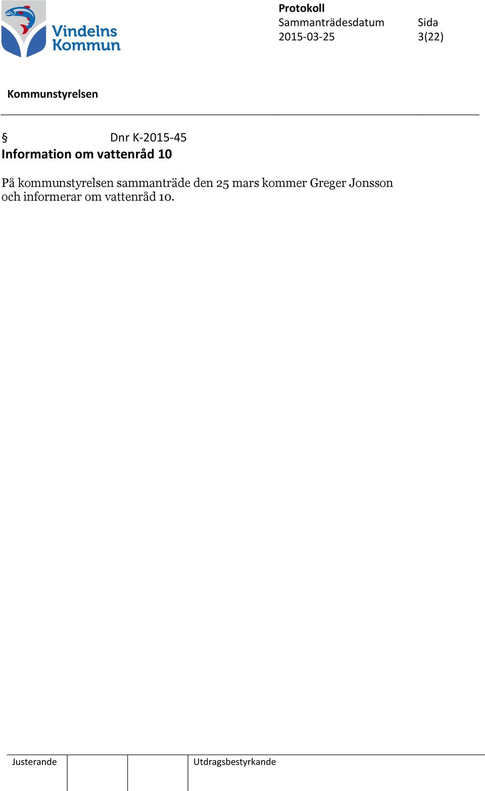 kommunstyrelsen sammanträde den 25