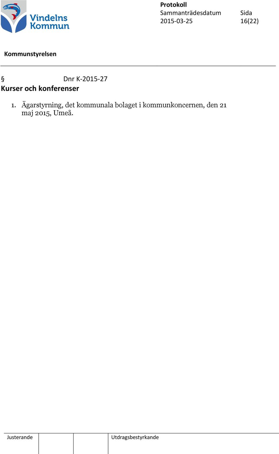 Ägarstyrning, det kommunala