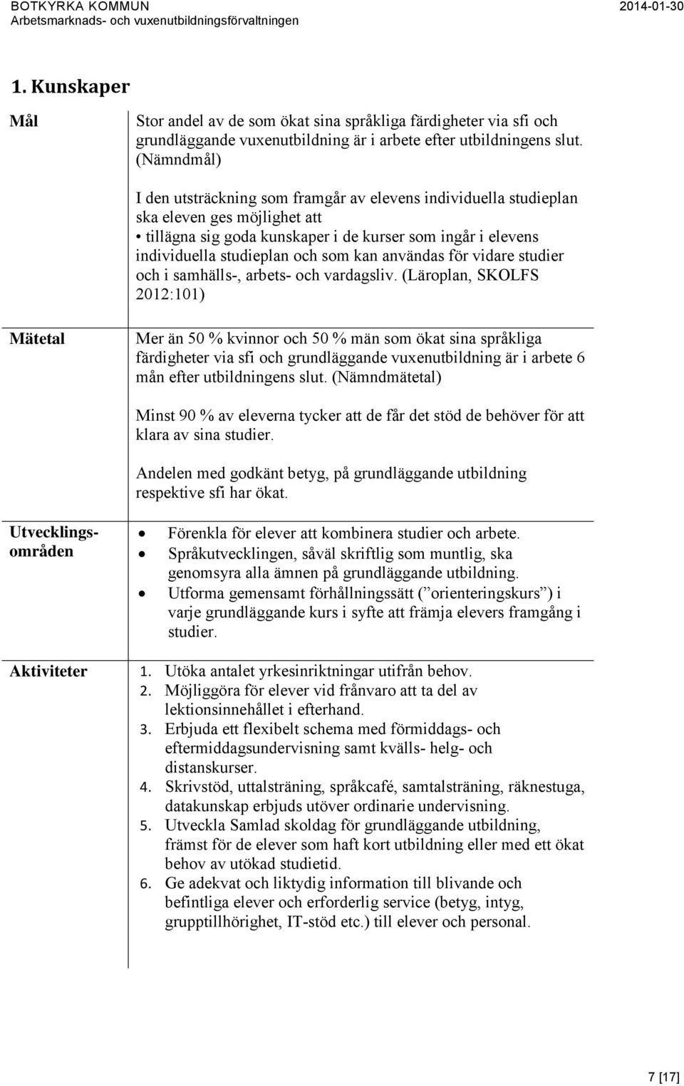 kan användas för vidare studier och i samhälls-, arbets- och vardagsliv.