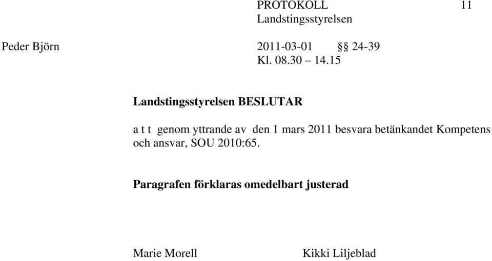 ansvar, SOU 2010:65.