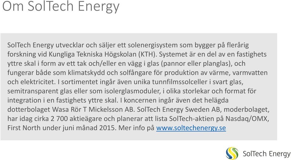 och elektricitet.