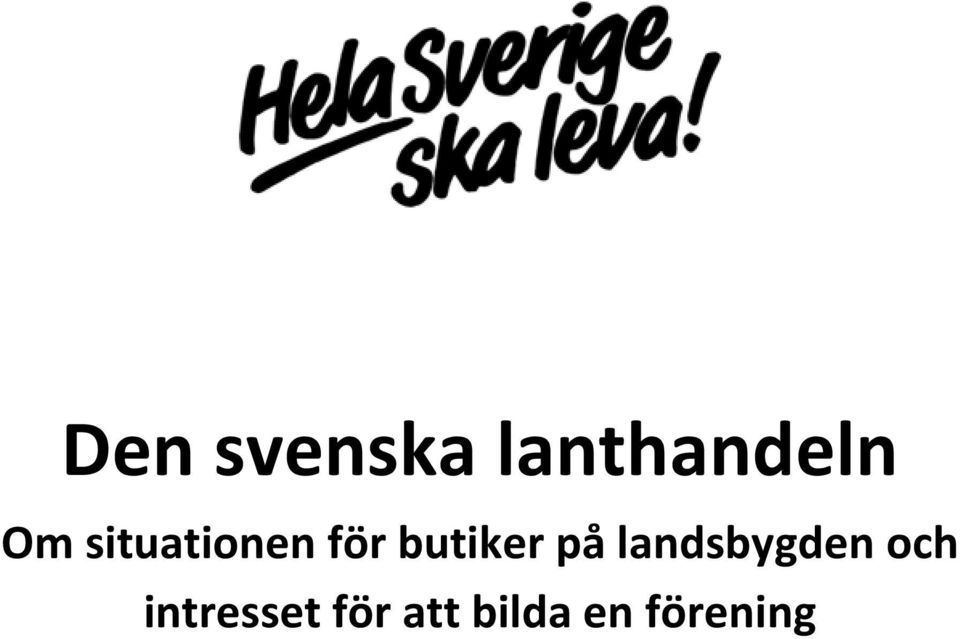 landsbygden och intresset