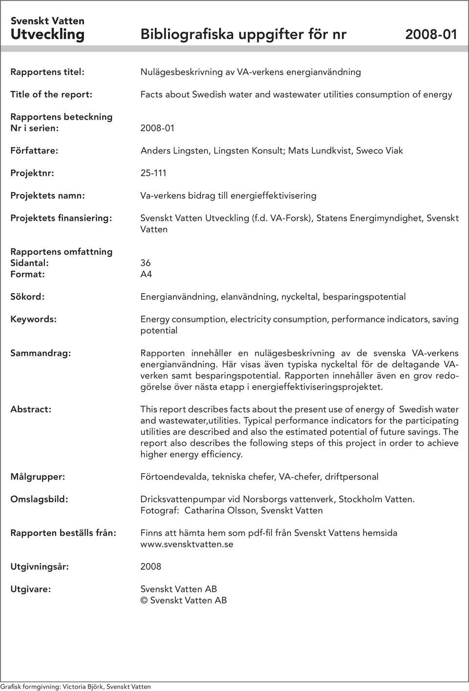 finansiering: Va-verkens bidr