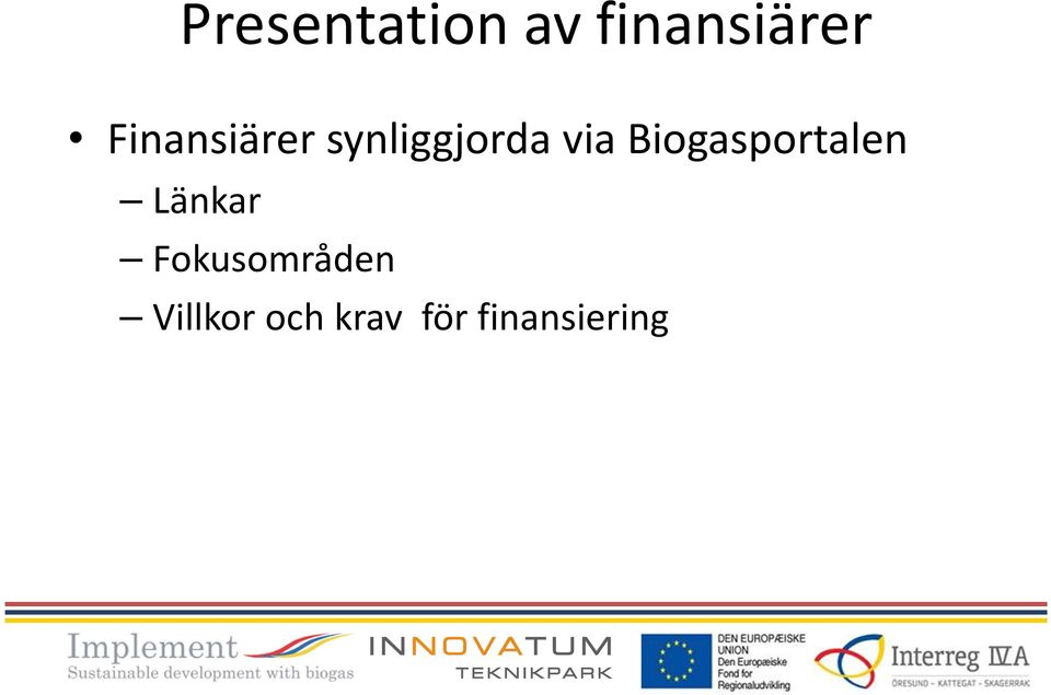 Biogasportalen Länkar