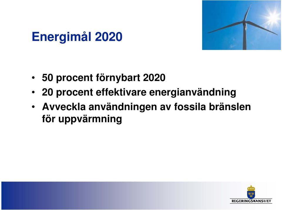 effektivare energianvändning