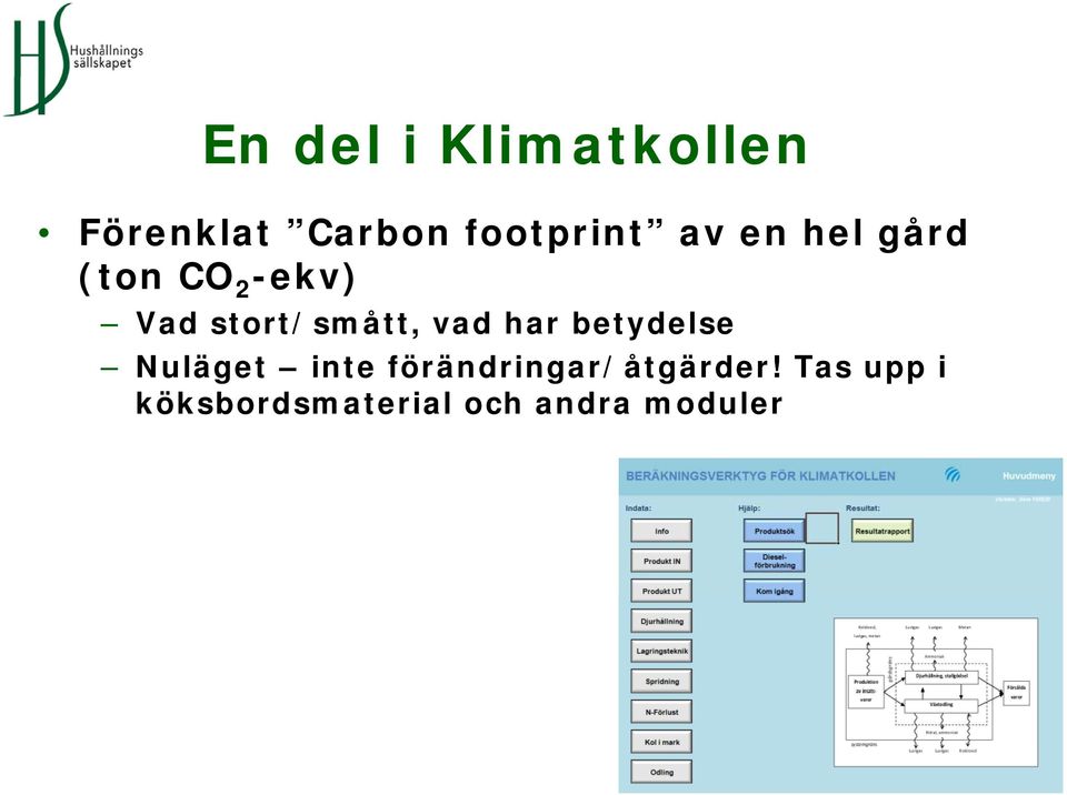 vad har betydelse Nuläget inte