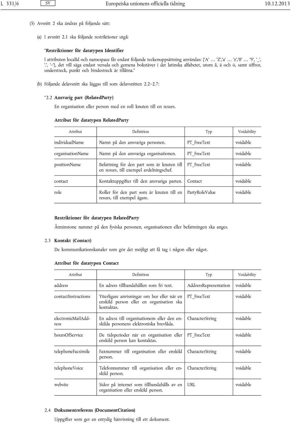 , }, det vill säga endast versala och gemena bokstäver i det latinska alfabetet, utom å, ä och ö, samt siffror, understreck, punkt och bindestreck är tillåtna.