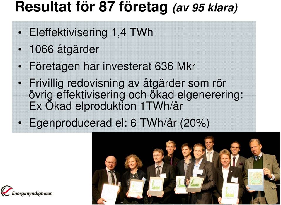 redovisning av åtgärder som rör övrig effektivisering och ökad